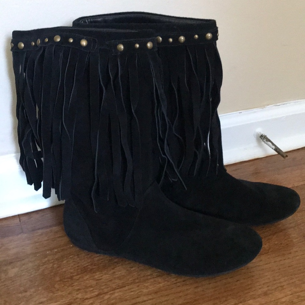 Aldo fringe boots